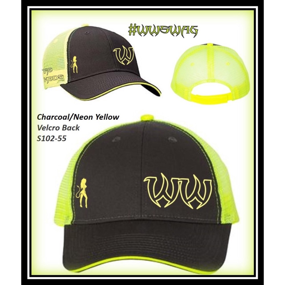 Trucker Sandwich Bill Hat w/Mesh Velcroback #S102